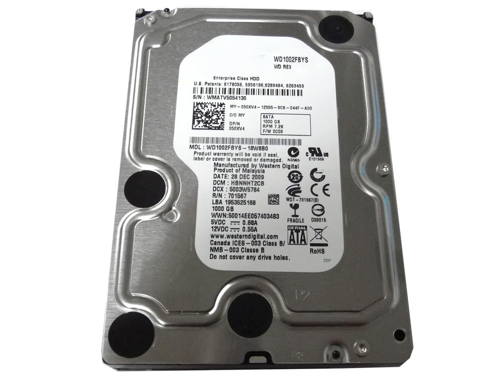 外付けハードディスク・ドライブ WD 1TB HDD WD1002FBYS Amazon.com: Western Digital 1 TB RE3 SATA 3 Gb/s 7200 RPM 32